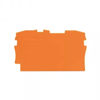 WAGO 2002-1292 Galinė plokštelė - oranžinė - 0,8 mm - 48,5 mm - 28,4 mm - 1,19 g