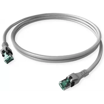 ZVK GMBH DualBoot Cat.6A S/FTP Push-Pull Patch Cable, pilka, 7,5 m