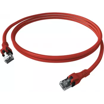 EasyLan CPP1ORARAR0020 DualBoot Push Patch Cable Cat.6A Shielded Red 2.0m