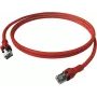 EasyLan CPP1ORARAR0020 DualBoot Push Patch Cable Cat.6A Shielded Red 2.0m