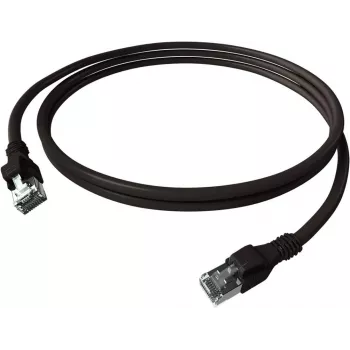 EasyLan saCon DualBoot Push Patch Cable Cat.6A S/FTP LSZH Black 7,5m