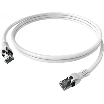 EasyLan saCon DualBoot Patch Cable Cat.6A S/FTP White 2,0m