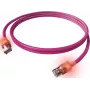 EasyLan DualBoot LED Patch Cable RJ45 S/FTP Cat.6A (Class EA) - with saCon Plug - LSOH - Violet - 7m