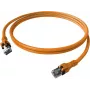 EasyLan saCon DualBoot Patch Cable S/FTP Orange 3,00m Cat.6A