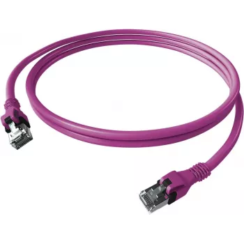 EASYLAN CPP1OVAVAV0050 DualBoot Push Patch Cable Cat.6A S/FTP Shielded Violet 5,0m