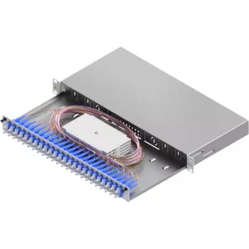 EASYLAN LSB1C225 Skirstymo dėžė šviesolaidžiui Basic 1U 24x SC-Duplex OS2 ištraukiama