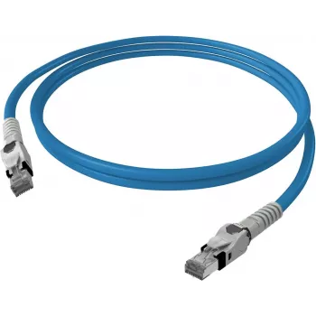EasyLan VarioBoot Patch Cable Cat.6A S/FTP Blue 2,0m