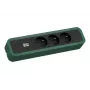 Bachmann PRIMO 2 3xUTE 2,0m 350.224 CEE 7/7 RAL 6028 Pine Green Power Strip