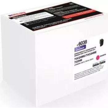 EDDING EDD-6038 Magenta Toner Cartridge Compatible with Lexmark 70C2HM0