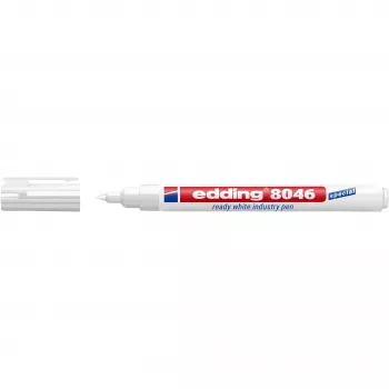 EDDING Permanent Marker Ready White Industry Pen E-8046