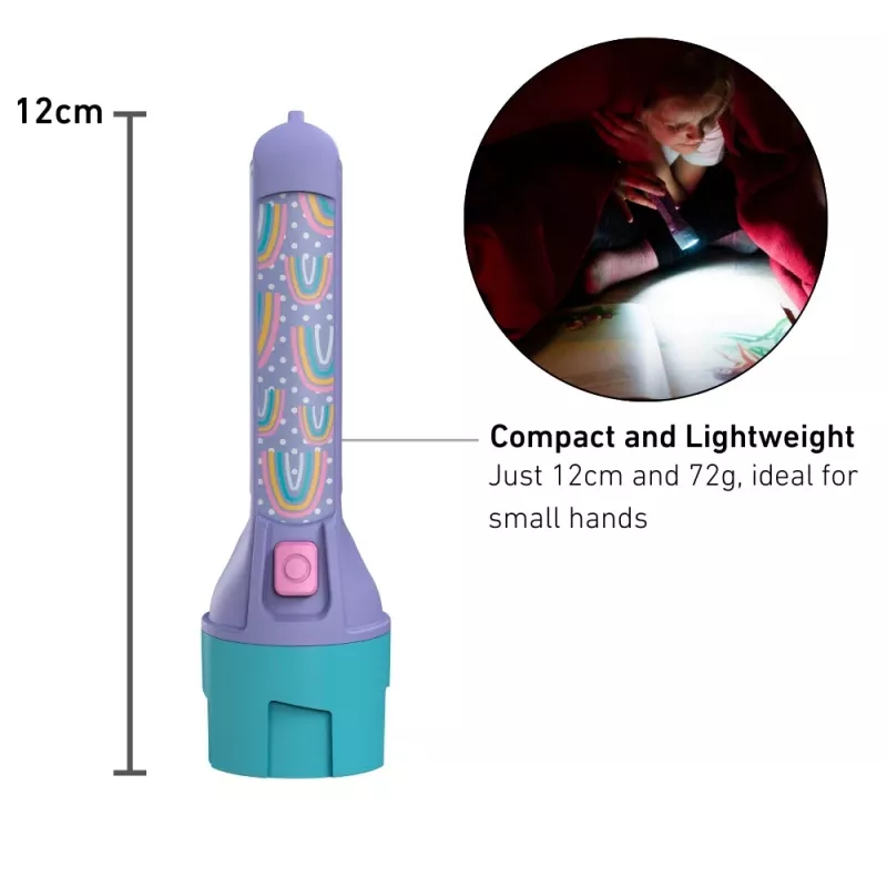 LEDLENSER Kidbeam4 vaikiškas žibintuvėlis, alyvinė spalva