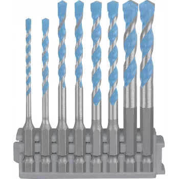 BOSCH EXPERT HEX-9 Multi Construction Universalus Grąžtų Rinkinys 8 vnt. (2608901455)