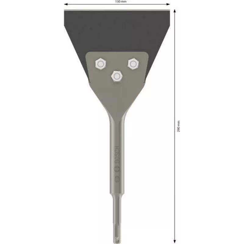 Bosch PRO SDS plus Floor Scraper 130x290mm Chisel Adapter