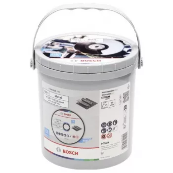 BOSCH pjovimo diskas nerūdijančiam plienui ir metalui, Ø 125 mm, 100 vnt. kibire (anga 22,23 mm, A 60 T BF)