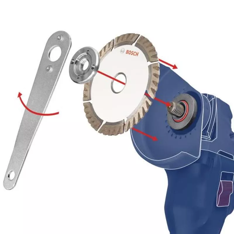 BOSCH pjovimo diskas nerūdijančiam plienui ir metalui, Ø 125 mm, 100 vnt. kibire (anga 22,23 mm, A 60 T BF)