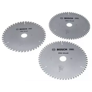 BOSCH POWERTOOLS PRO Wood Circular Saw Blade 216 mm (3 vnt. rinkinys)