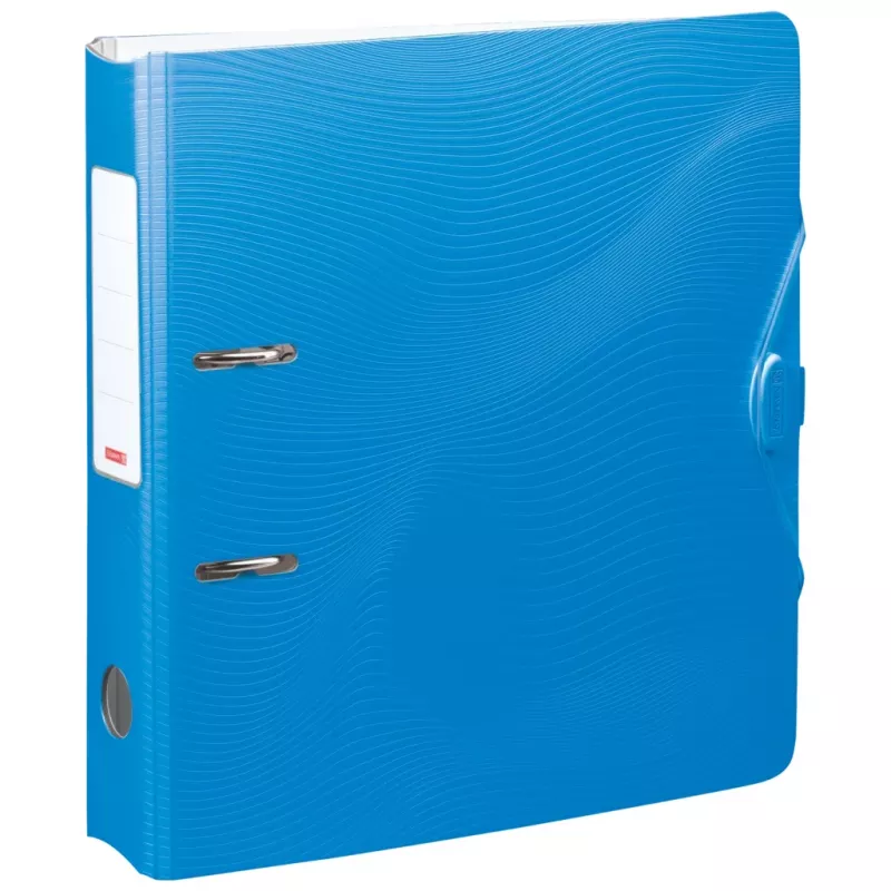BRUNNEN WAVE Lever Arch File Azure Plastic 7,0 cm DIN A4