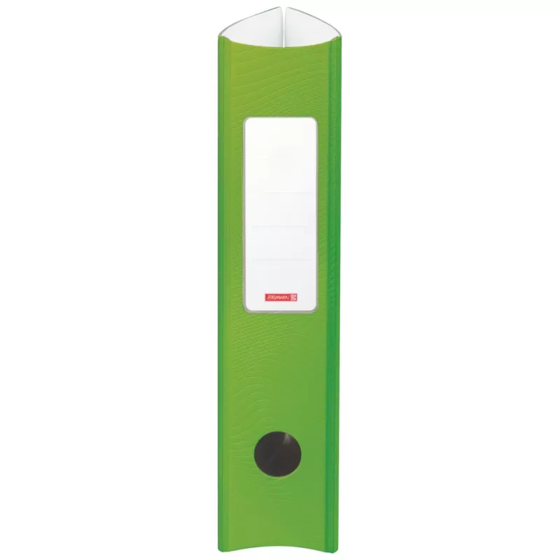 BRUNNEN WAVE Lever Arch File Kiwi Green Plastic 7 cm DIN A4