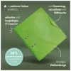 BRUNNEN WAVE Lever Arch File Kiwi Green Plastic 7 cm DIN A4