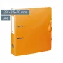 BRUNNEN WAVE Lever Arch File Orange Plastic 7,0 cm DIN A4