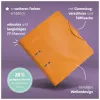 BRUNNEN WAVE Lever Arch File Orange Plastic 7,0 cm DIN A4