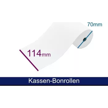 ARTDEV Kasos aparato juosta - Standartinis popierius HF 114 70 12 B/D/K apytiksliai 48 m