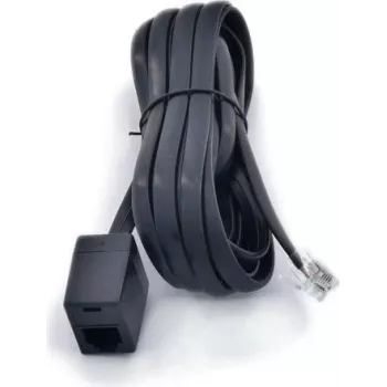ARTDEV RJ12 telefono ilginimo laidas 10 m, juodas