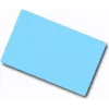 Artdev tuščia PVC kortelė – 86 x 54mm, 30mil 0,76mm, šviesiai mėlyna