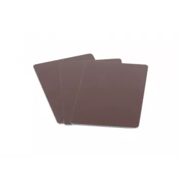 ARTDEV Plastic Card - 86 x 54mm 30mil 0,76mm Blank - Brown