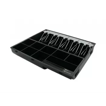 ARTDEV Cash Tray Insert, skirta AC-4250 kasos stalčiui, 8 monetų skyriai, 5 banknotų skyriai, juoda