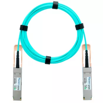 BlueOptics Ruckus Compatible 40G QSFP+ to QSFP+ Active Optical Cable 7m (BO252503K7M)