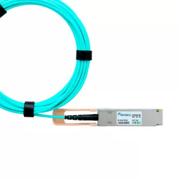 BlueOptics QSFP28-100G-AOC-7M Suderinamas aktyvus optinis kabelis 7 m, skirtas Ruckus