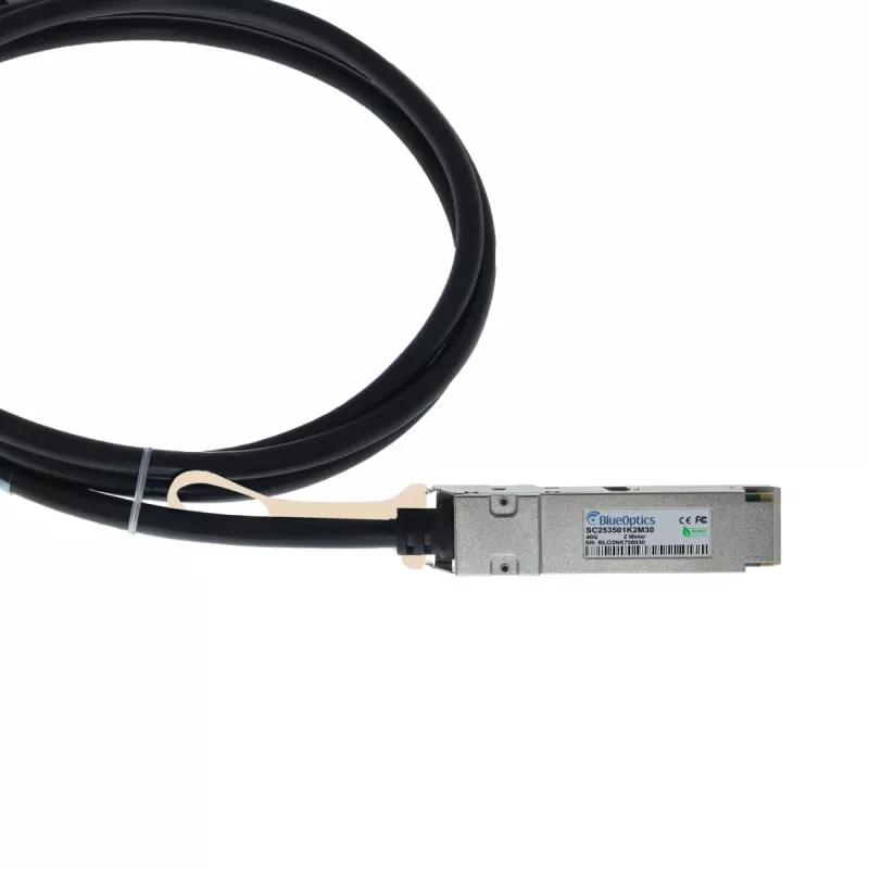 BlueOptics Ruckus 40G-QSFP-4SFP-PC-0301 Compatible BlueLAN QSFP DAC Cable - 3m