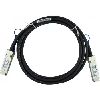 BlueOptics Compatible Amphenol NDAAFG-0003 BlueLAN SC282801L3M26 QSFP28 Direct Attach Cable, 100GBASE-CR4, Infiniband EDR, 26AWG, 3 Meter