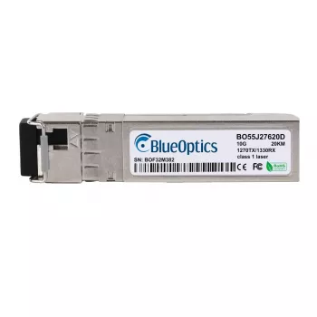 BlueOptics SFP+ 10GBase-BX-U siųstuvas-imtuvas, 1270nm TX / 1330nm RX, LC Simplex, SMF, 20km, suderinamas su Synology SFP-10G-BX-U