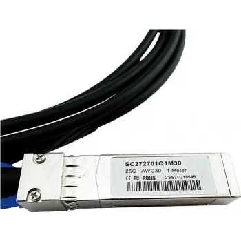 BlueLAN S+DA0002-BL suderinamas su MikroTik S+DA0002 10GBASE-CR pasyvus SFP+ tiesioginio prijungimo kabelis, 2 m, AWG30