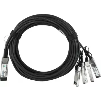 BLUEOPTICS QSFP-40G-4SFP-10G-CAB-5M-CM-BL BlueLAN Passive 40GBASE-CR4 QSFP į 4x10GBASE-CR SFP+ Breakout Laidas, 5 m, AWG26