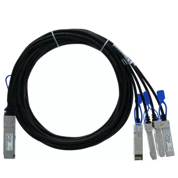 BlueOptics D-Link DEM-CB100Q28-4S28-2 BlueLAN Passive 100GBASE-CR4 QSFP28 to 4x25GBASE-CR SFP28 Direct Attach Breakout Cable, 2m