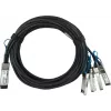 BlueLAN suderinamas NVIDIA 980-9I48M-00C01A-NV pasyvus eterneto 100GBASE-CR4 QSFP28 į 4x25GBASE-CR SFP28 tiesioginio prijungimo atšakos kabelis, 2 m, AWG26
