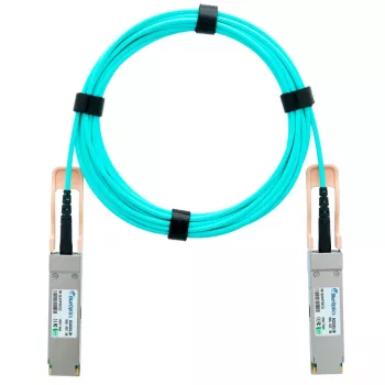 BlueOptics Finisar NVIDIA FCBN425QE1C30-C1 QSFP28 Active Optical Cable (AOC), 100GBASE-SR4, 30 Meter