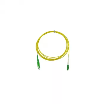 BlueOptics Simplex Fibre Optic Patch Cable LC/APC-SC/APC Single Mode OS2 7.5m Geltona