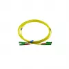 BlueOptics Duplex Fibre Optic Patch Cable, E2000-APC/E2000-APC Green, 1 Metre, Single Mode OS2 E9/125µm