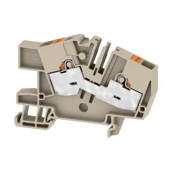 Weidmüller AITB 6 BB 2C Šyninis trumpiklis, 2 poliai, 800 V, 41 A, juodas, 6 mm², žingsnis 8,1 mm