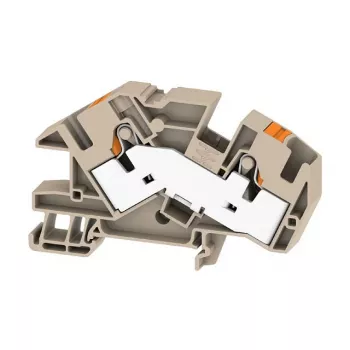 Weidmüller AITB 16 BB 2C Montažinis gnybtų blokas, sraigtinis sujungimas, DIN bėgelis, 500V, 76A, 0.5-16 mm², tamsiai smėlio spalvos