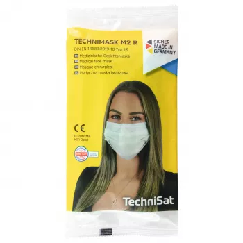 TECHNIMASK M2 R medicininė veido kaukė Type IIR, 50 vnt., mėlyna
