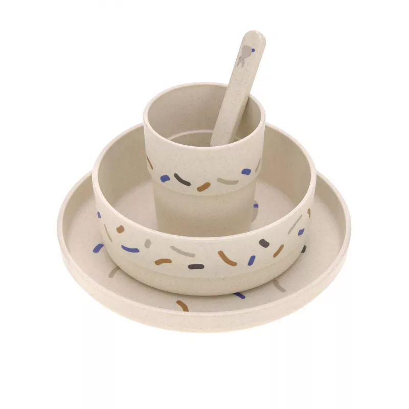Lassig Little Mateys 5-Piece Dinner Set Royal Blue