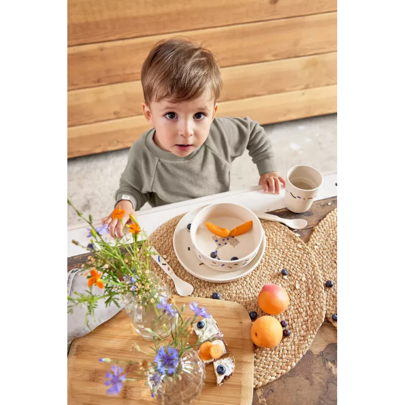 Lassig Little Mateys 5-Piece Dinner Set Royal Blue