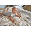 Lassig Little Mateys Royal Blue Muslin Swaddle Blankets 3-Pack 85x85cm