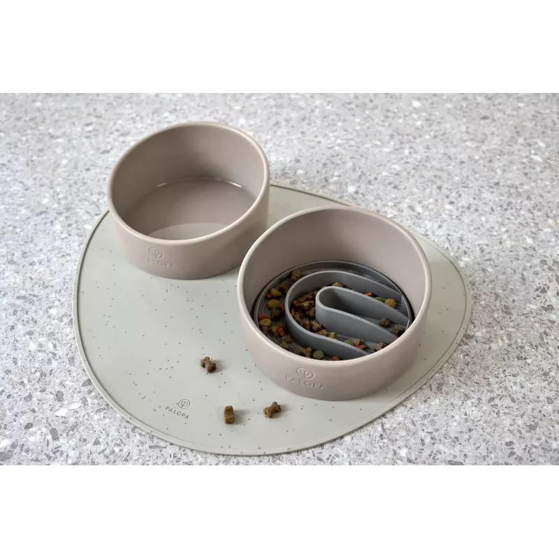 PALOPA Yumo Silicone Slow Feeder Dog Bowl Insert Anthracite