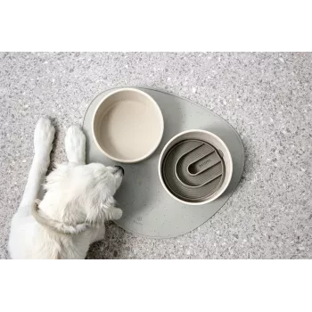 PALOPA Yumo Slow Feeder Dog Bowl Insert Silicone Taupe
